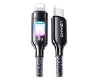 Kabel Lightning USAMS Kabel 30W USB-C do Lightning 1,2 m stalowy